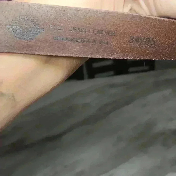 Dockers size 34 genuin leather belt mens - Picture 6 of 7